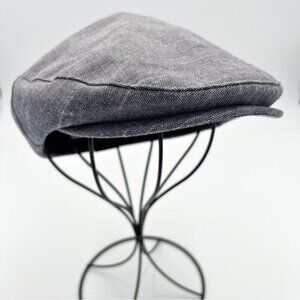 Country Gentleman Linen Cotton Beret Newsboy Hat Academia University Grandpacore